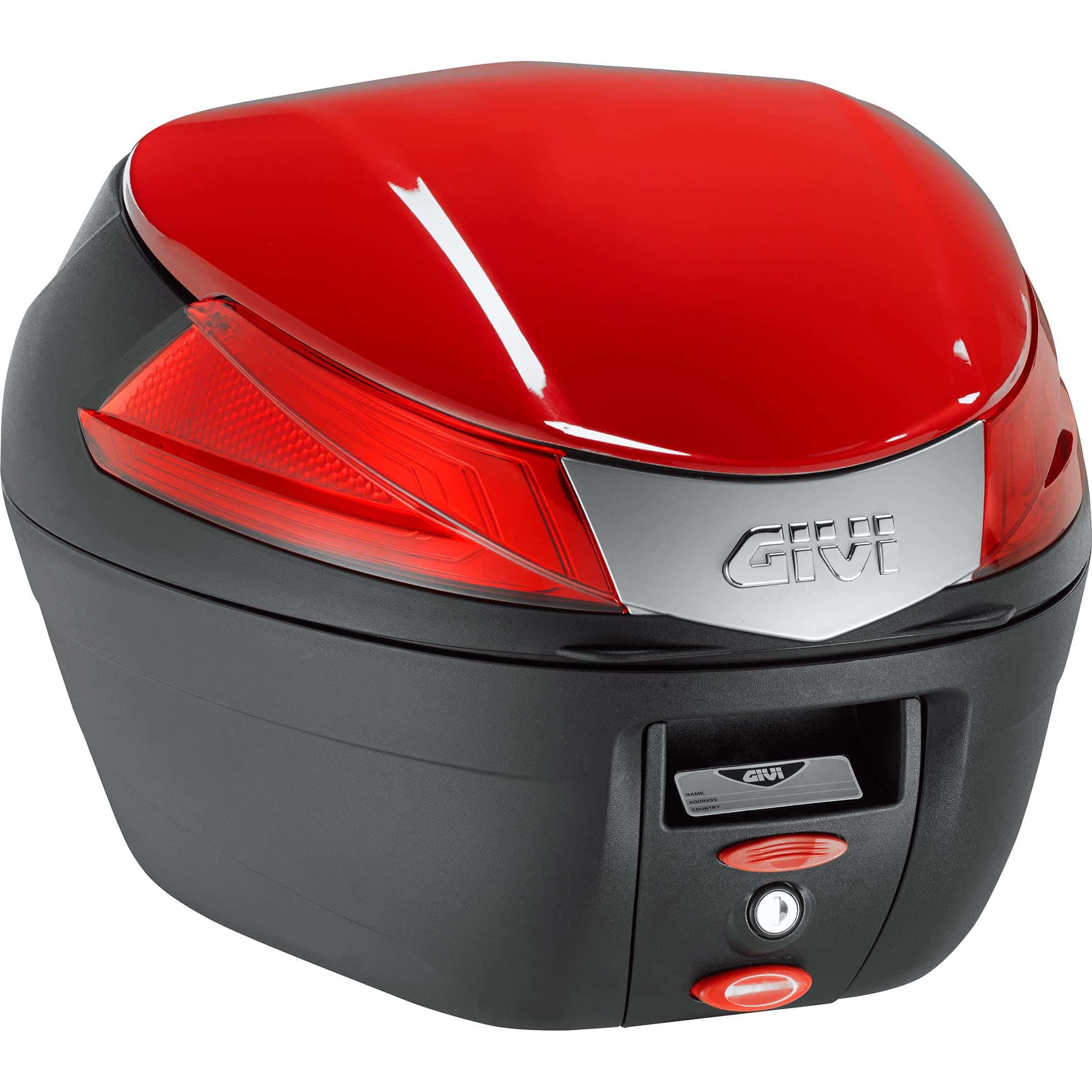 Givi Deckelcover C34R300 rot für B34 - Motorradzubehör - Motorradgepäck