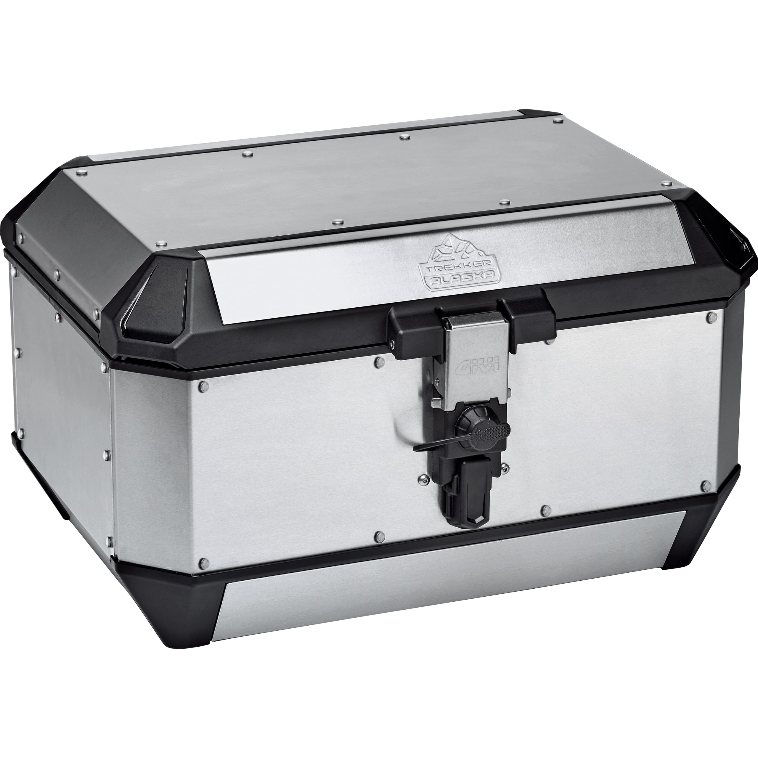 Givi Monokey® Topcase Alu Trekker Alaska ALA56A silber 56 Liter - Motorradzubehör - Motorradgepäck