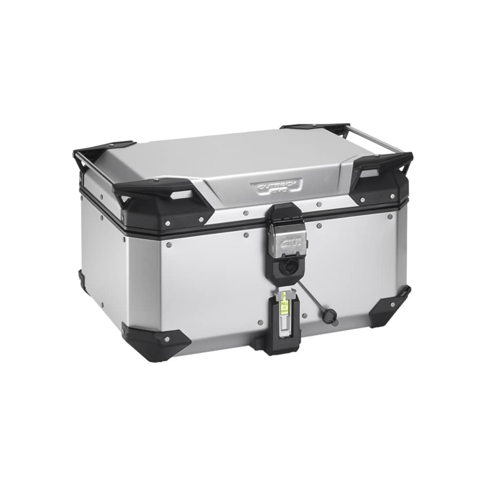 Givi Monokey® Topcase Alu Trekker Outback Evo 58 Liter oS silber - Motorradzubehör - Motorradgepäck