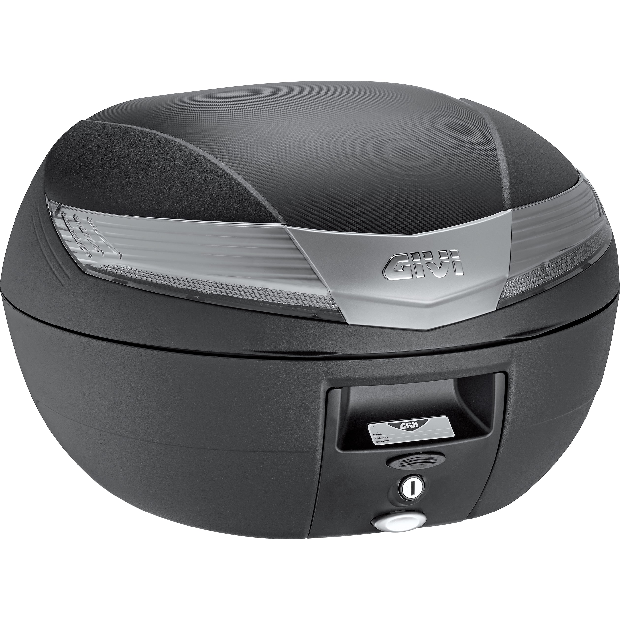 Givi Monokey® Topcase V40NT Tech schwarz/getönt 40 Liter - Motorradzubehör - Motorradgepäck