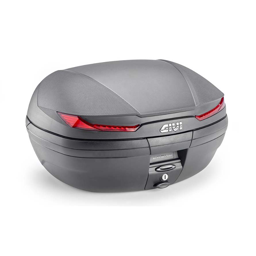 Givi Monokey® Topcase V45N Arena schwarz mit roten Reflektoren - Motorradzubehör - Motorradgepäck