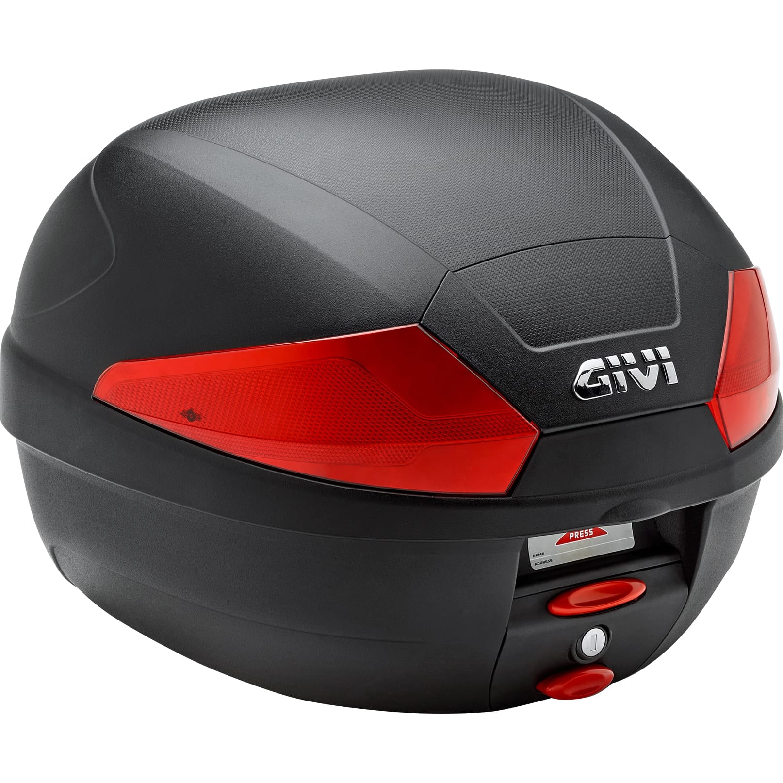 Givi Monolock® Topcase B29N2 schwarz/rot 29 Liter - Motorradzubehör - Motorradgepäck