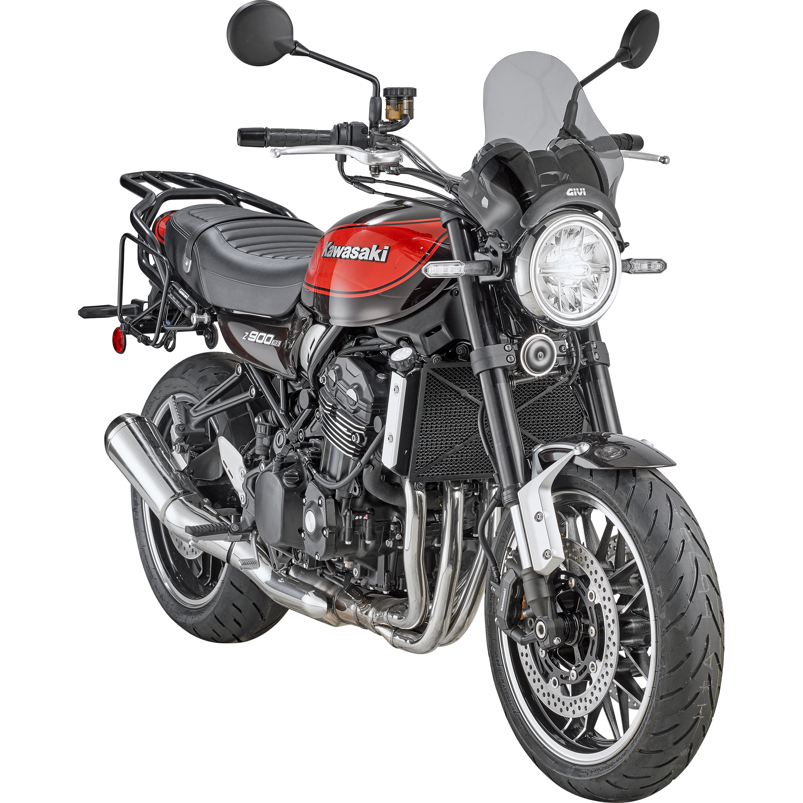 Givi Montagekit A4124A für Scheibe A201G/A210G an Kawa Z 900 RS - Motorradteile & Ersatzteile - Anbauteile