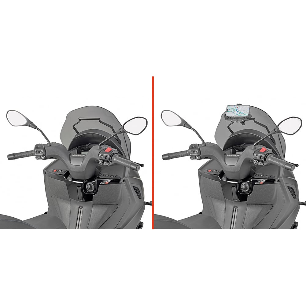 Givi Navi-Haltestrebe am Windschild FB5622 für Piaggio MP3 310 - Motorradzubehör - Multimedia