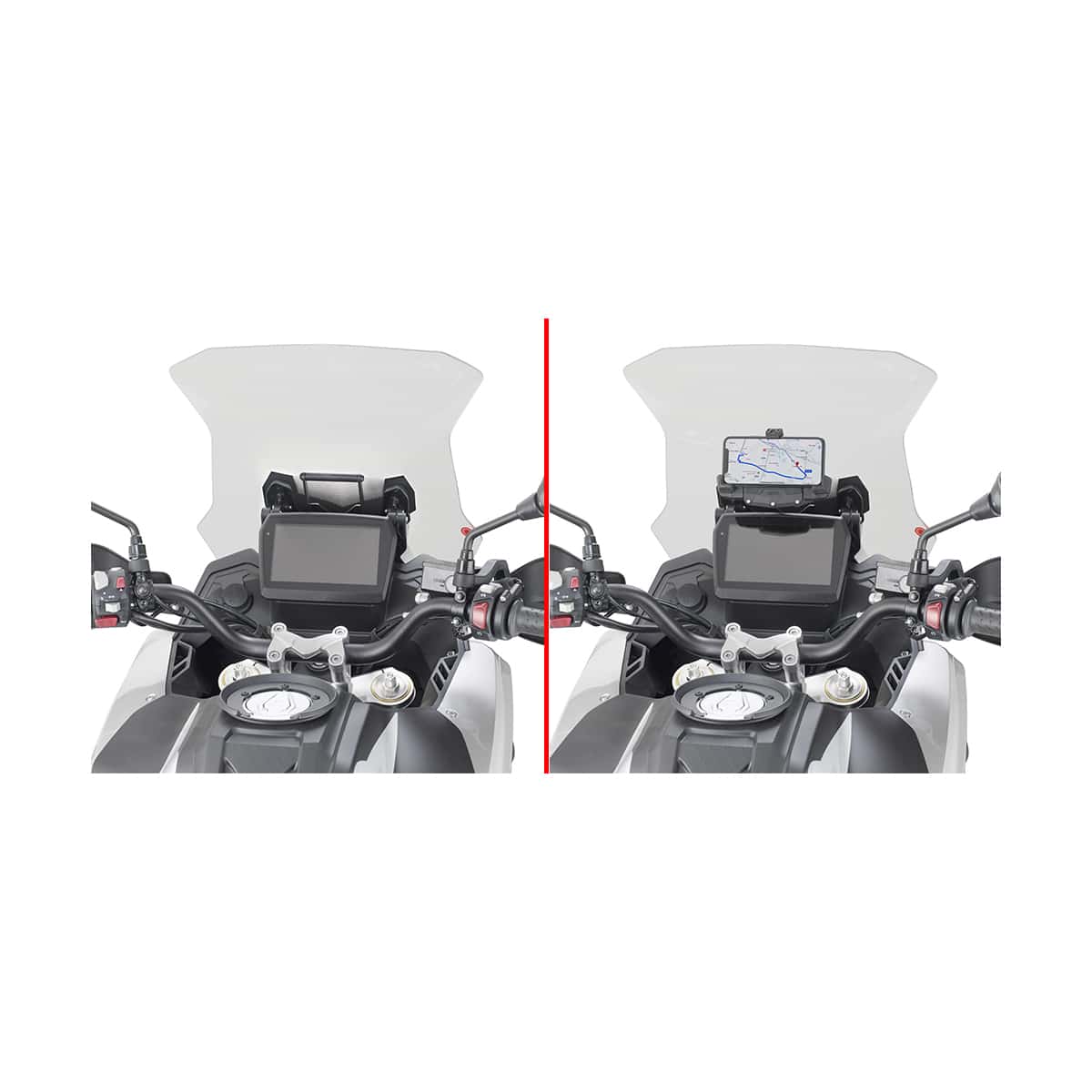 Givi Navi-Haltestrebe am Windschild FB9257 für Voge 525 DSX 2023- - Motorradzubehör - Multimedia