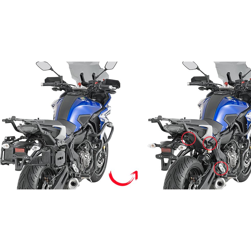 Givi Rapid Seitenträger Monokey® PLR2130 für MT-07 Tracer 16-19 - Motorradzubehör - Motorradgepäck