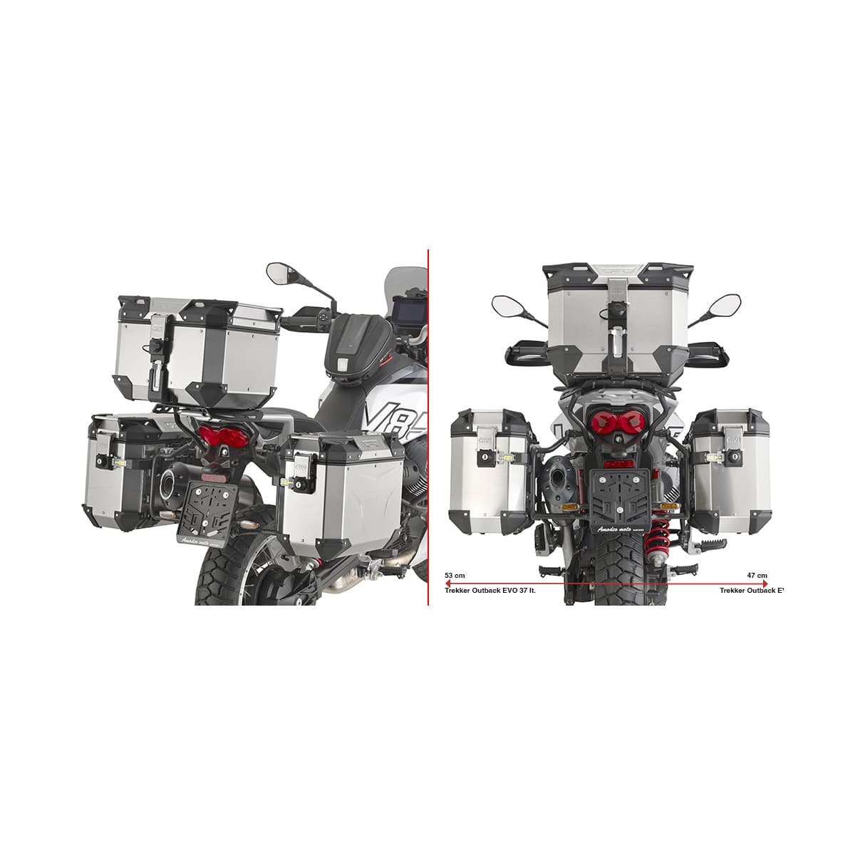Givi Seitenträger Monokey® Cam-Side PLO8209CAM für V85 TT 2024- - Motorradzubehör - Motorradgepäck