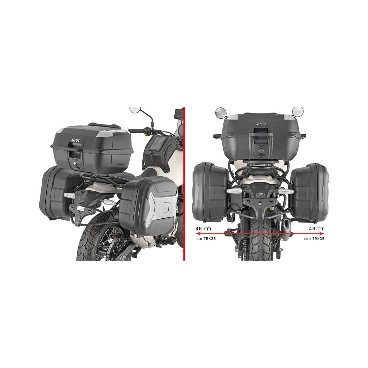 Givi Seitenträger Monokey® PL9059 für Royal Enfield Himalayan 450 - Motorradzubehör - Motorradgepäck
