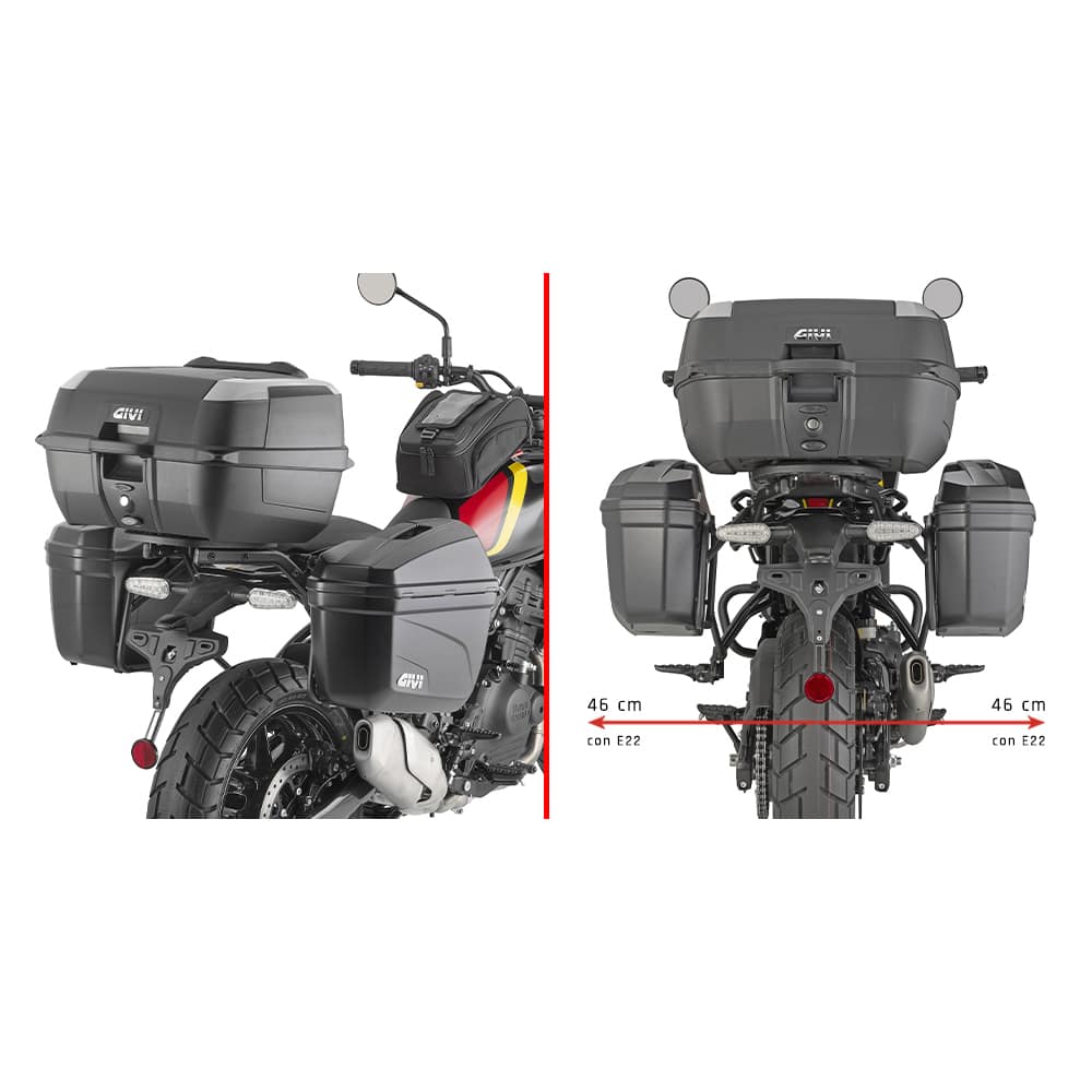 Givi Seitenträger Monokey® PL9061 für Royal Enfield Guerrilla 450 - Motorradzubehör - Motorradgepäck