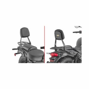 Givi Sissybar mit Träger TS4134C schwarz für Kawasaki Eliminator - Motorradteile & Ersatzteile - Anbauteile