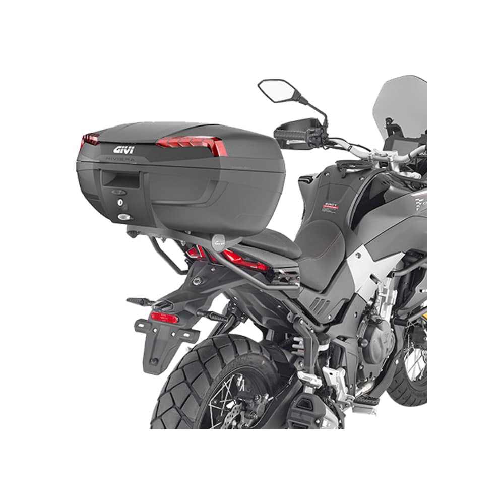Givi Topcase Monolock® Riviera 46 Liter E46N2 mit roten Reflektor - Motorradzubehör - Motorradgepäck