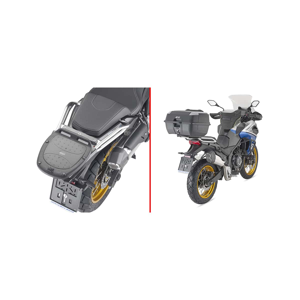 Givi Topcaseadapter für Universalplatte SR9262 für Voge 525 DSX - Motorradzubehör - Motorradgepäck