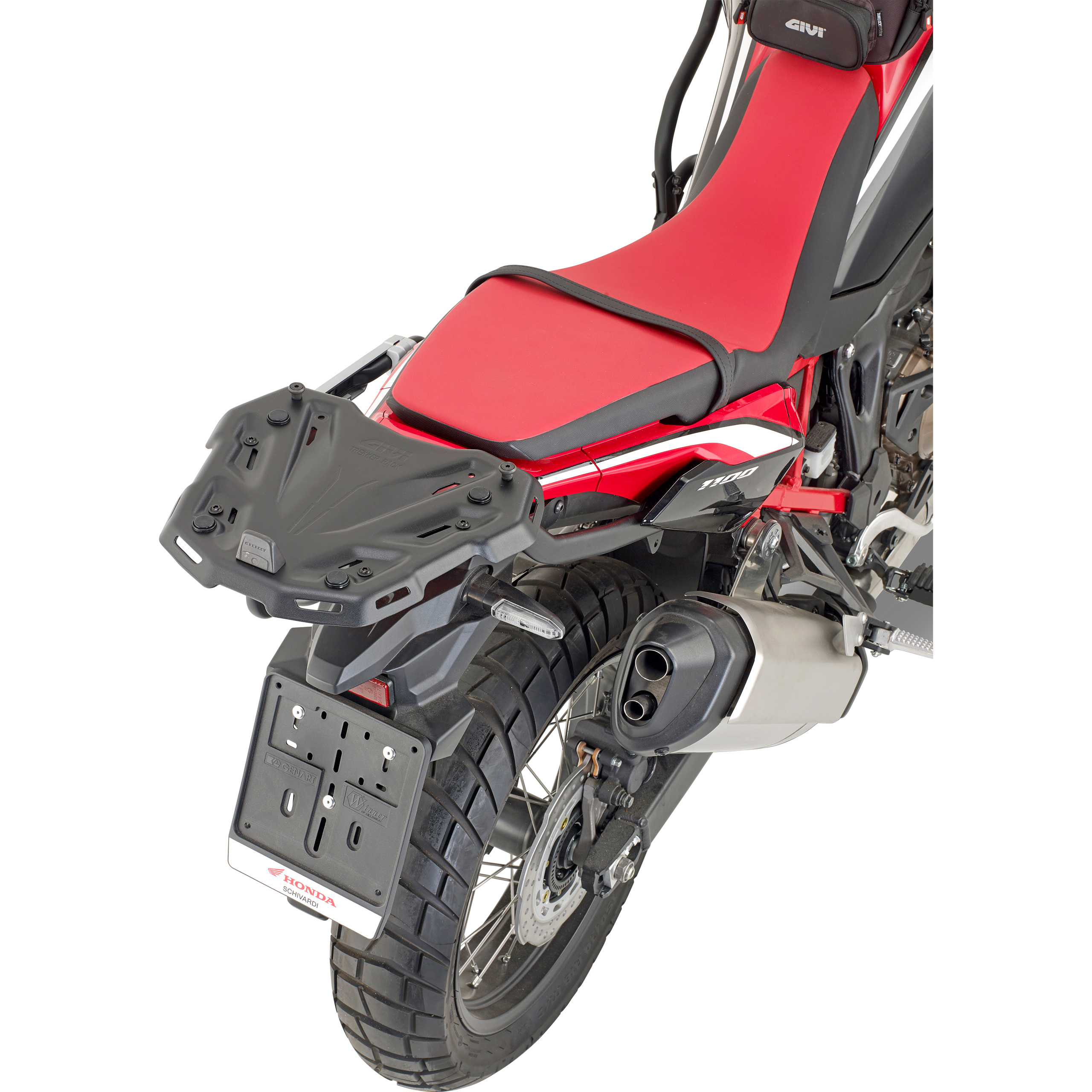 Givi Topcaseträger Monorack FZ ohne Querplatte 1179FZ für Honda - Motorradzubehör - Motorradgepäck