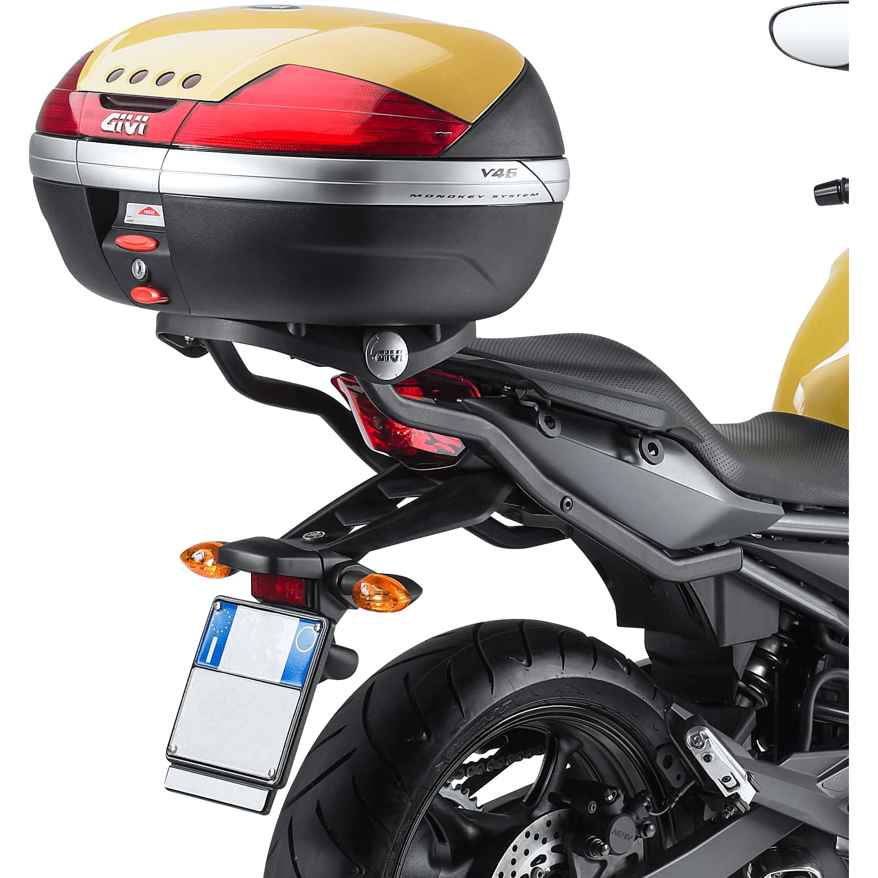 Givi Topcaseträger Monorack FZ ohne Querplatte 364FZ für Yamaha - Motorradzubehör - Motorradgepäck