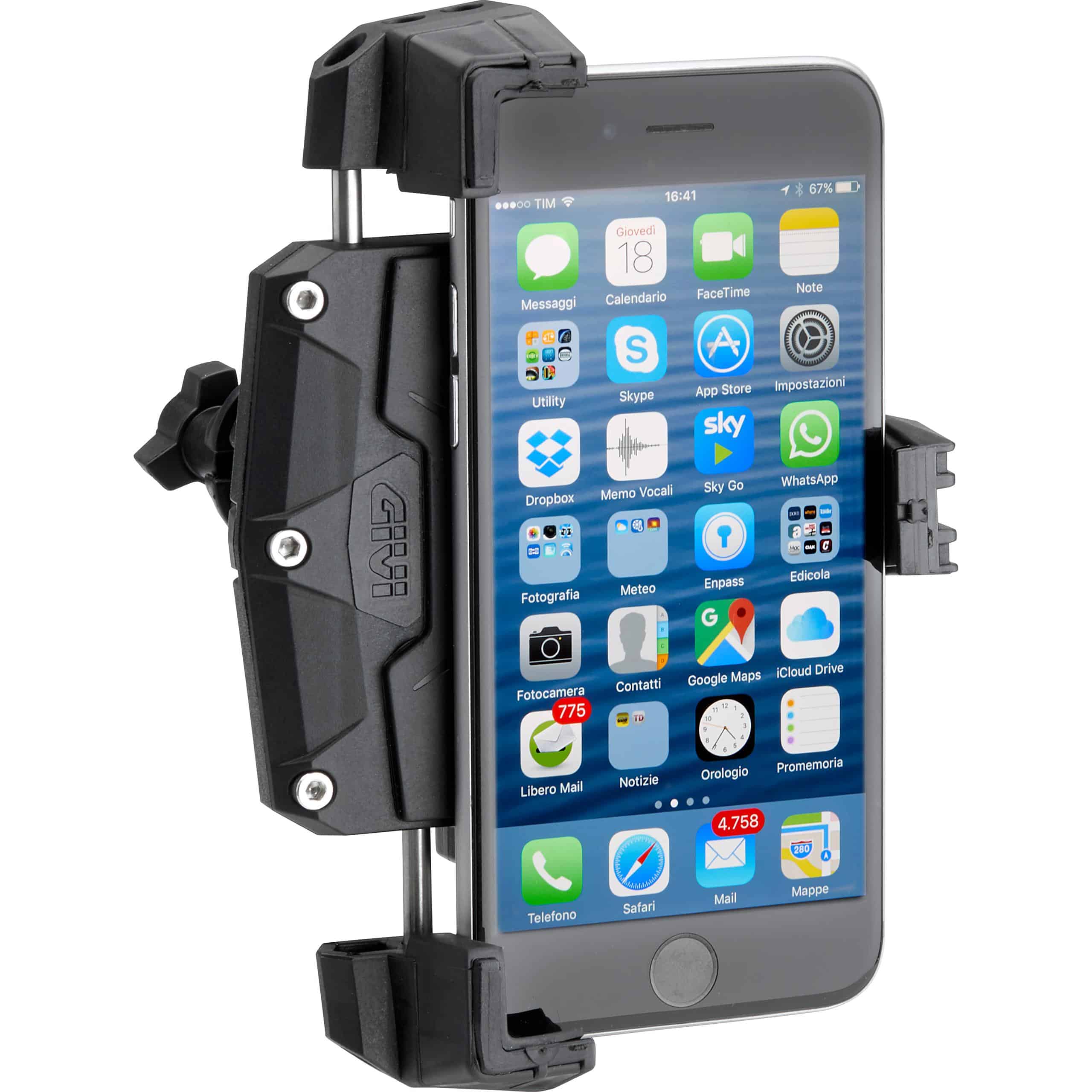 Givi Universal Smartphonehalter S920M für 112-148/52-75 mm - Motorradzubehör - Multimedia