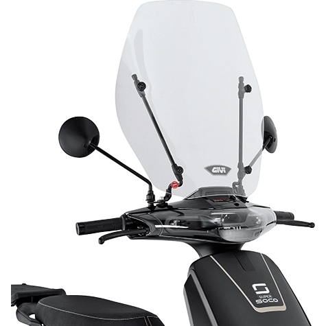 Givi Windschutzscheibe ohne Anbausatz D1181STG klar 540x490mm - Motorradteile & Ersatzteile - Anbauteile