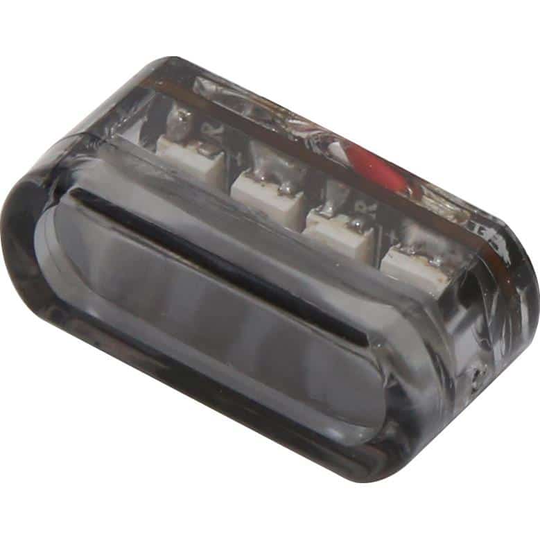 HIGHSIDER smart LED Einbau Rücklicht Modul 1 getöntes Glas - Motorradteile & Ersatzteile - Beleuchtung
