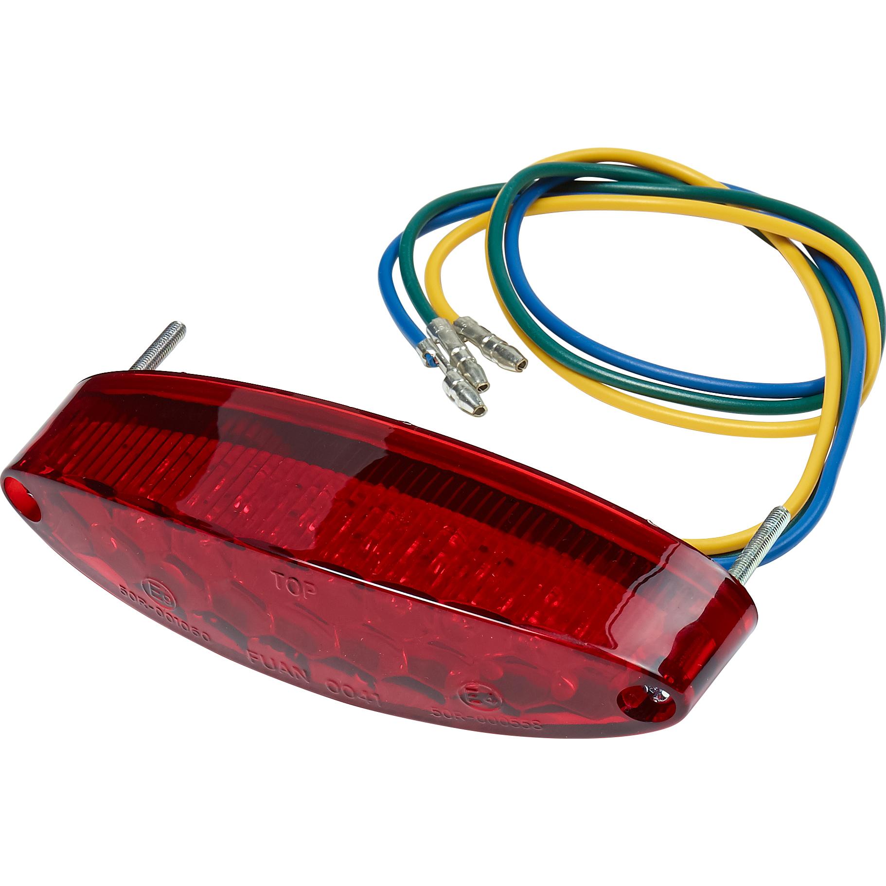 HIGHSIDER smart LED Rücklicht NUMBER1 mit Nr.-Beleuchtung rot - Motorradteile & Ersatzteile - Beleuchtung