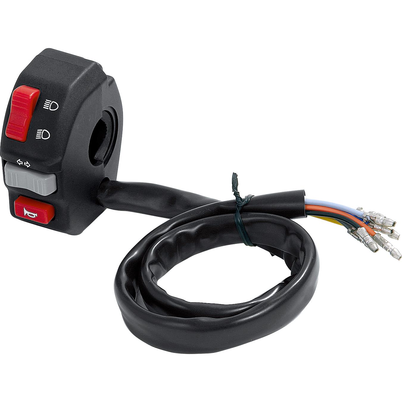 HIGHSIDER smart Lenkerschalter 22mm Blinker/Hupe/Licht - Motorradteile & Ersatzteile - Elektrik