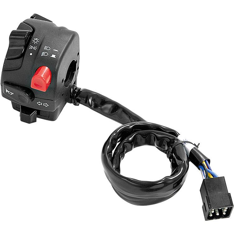 HIGHSIDER smart Lenkerschalter 22mm Licht/Hupe/Blinker - Motorradteile & Ersatzteile - Elektrik