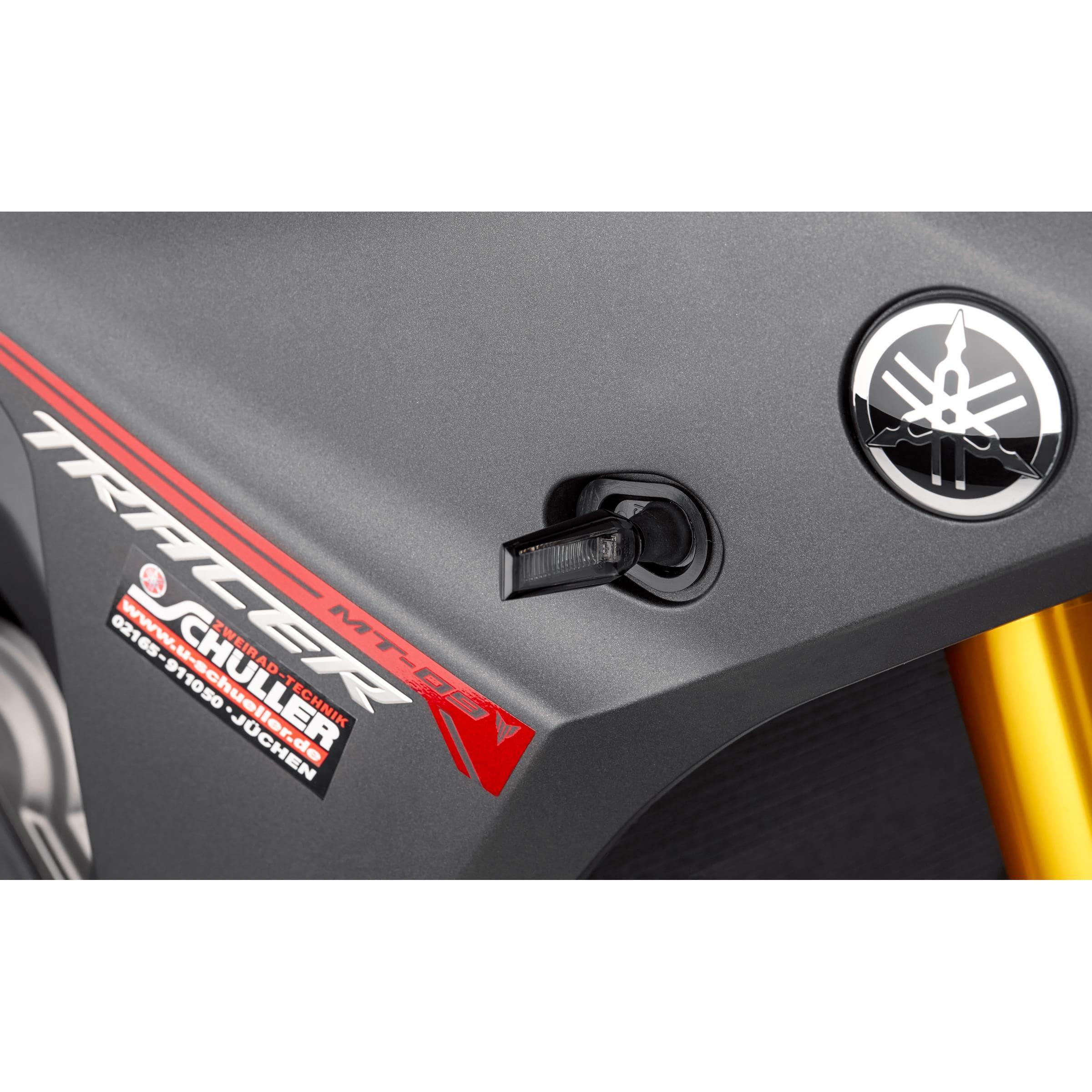 HIGHSIDER smart Montageplatten für Blinker 49x36mm für Yamaha - Motorradteile & Ersatzteile - Beleuchtung
