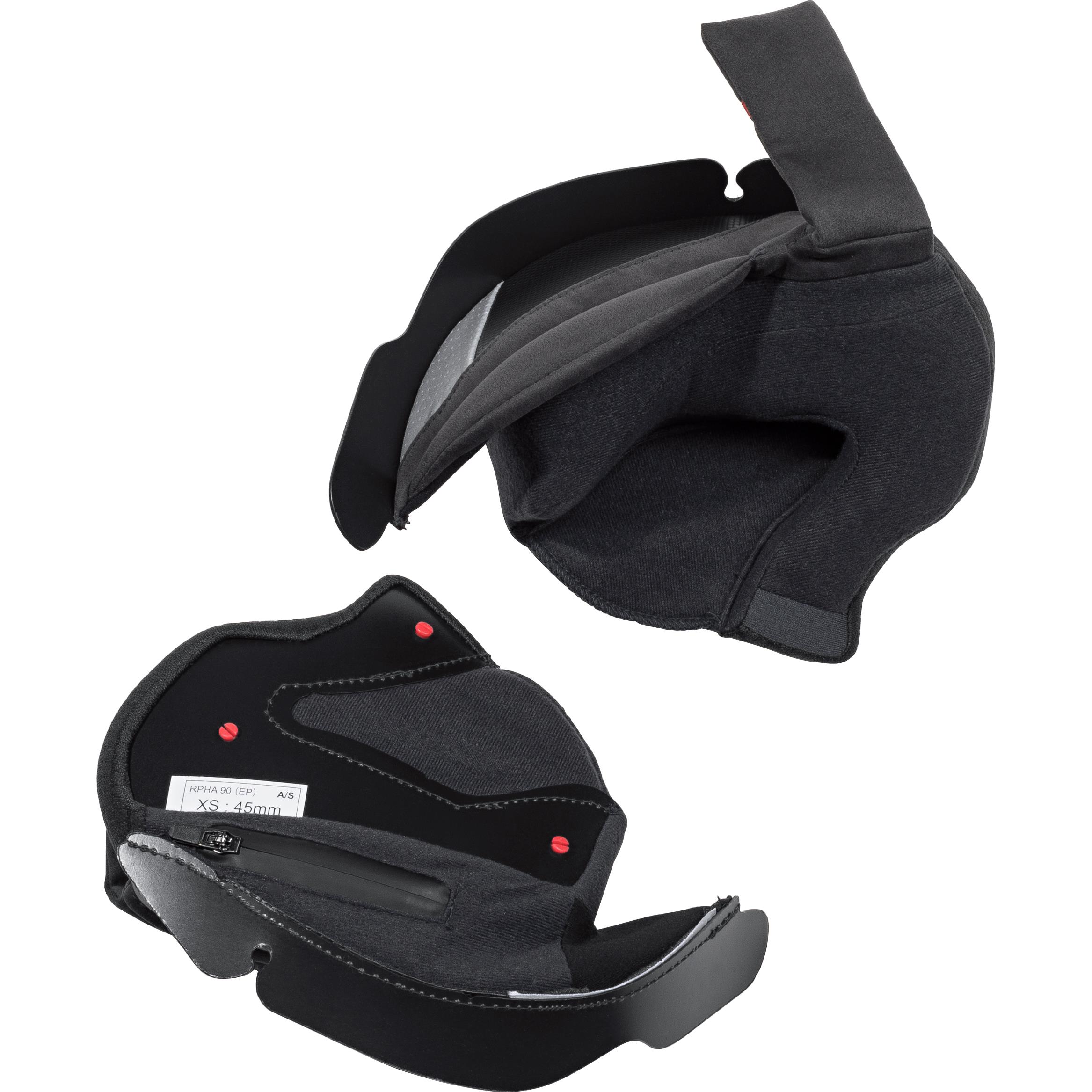 HJC Wangenpolster RPHA 90 XS/M (40mm) - Helme & Brillen - Motorradhelme Zubehör