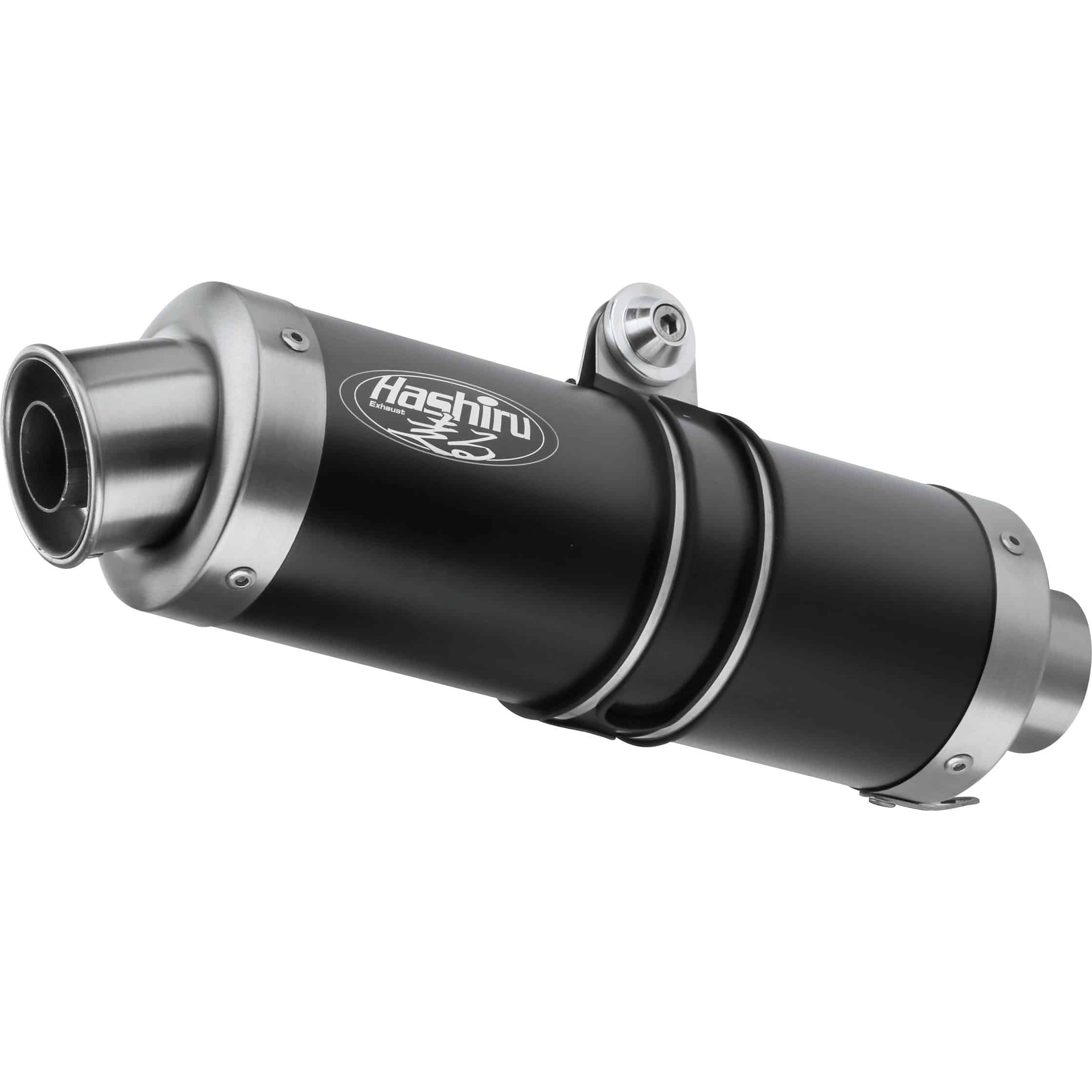 Hashiru Auspuff ST05 rund schwarz für Honda CB 1000 R SC80 - Motorradteile & Ersatzteile - Auspuff