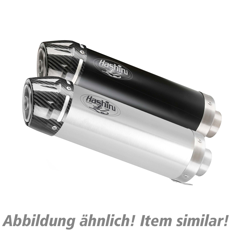 Hashiru Auspuff ST06 schwarz/Carbon für CB/CBR 500 Hornet 2024- - Motorradteile & Ersatzteile - Auspuff