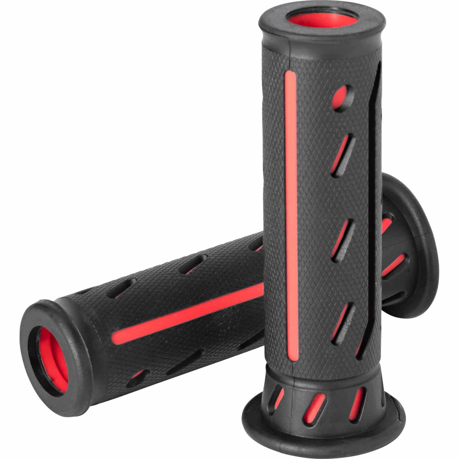 Hashiru Griffgummipaar ST03 für 22mm schwarz/rot - Motorradteile & Ersatzteile - Lenker