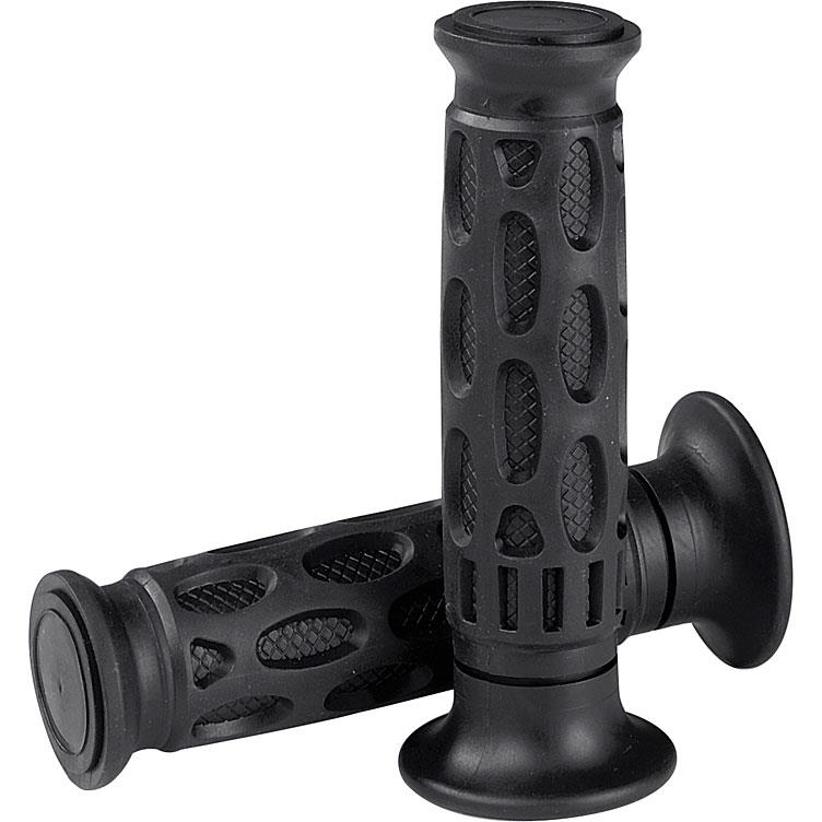 Hashiru Griffgummipaar ST16 für 22mm geschlossen schwarz - Motorradteile & Ersatzteile - Lenker