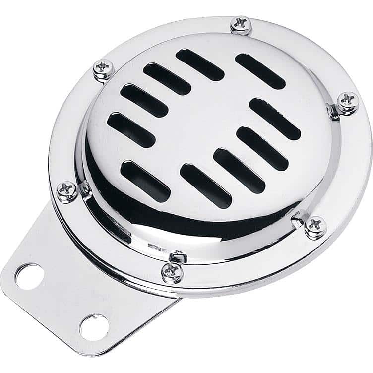 Hashiru Hupe mit Chromabdeckung (12 Volt) - Motorradteile & Ersatzteile - Elektrik