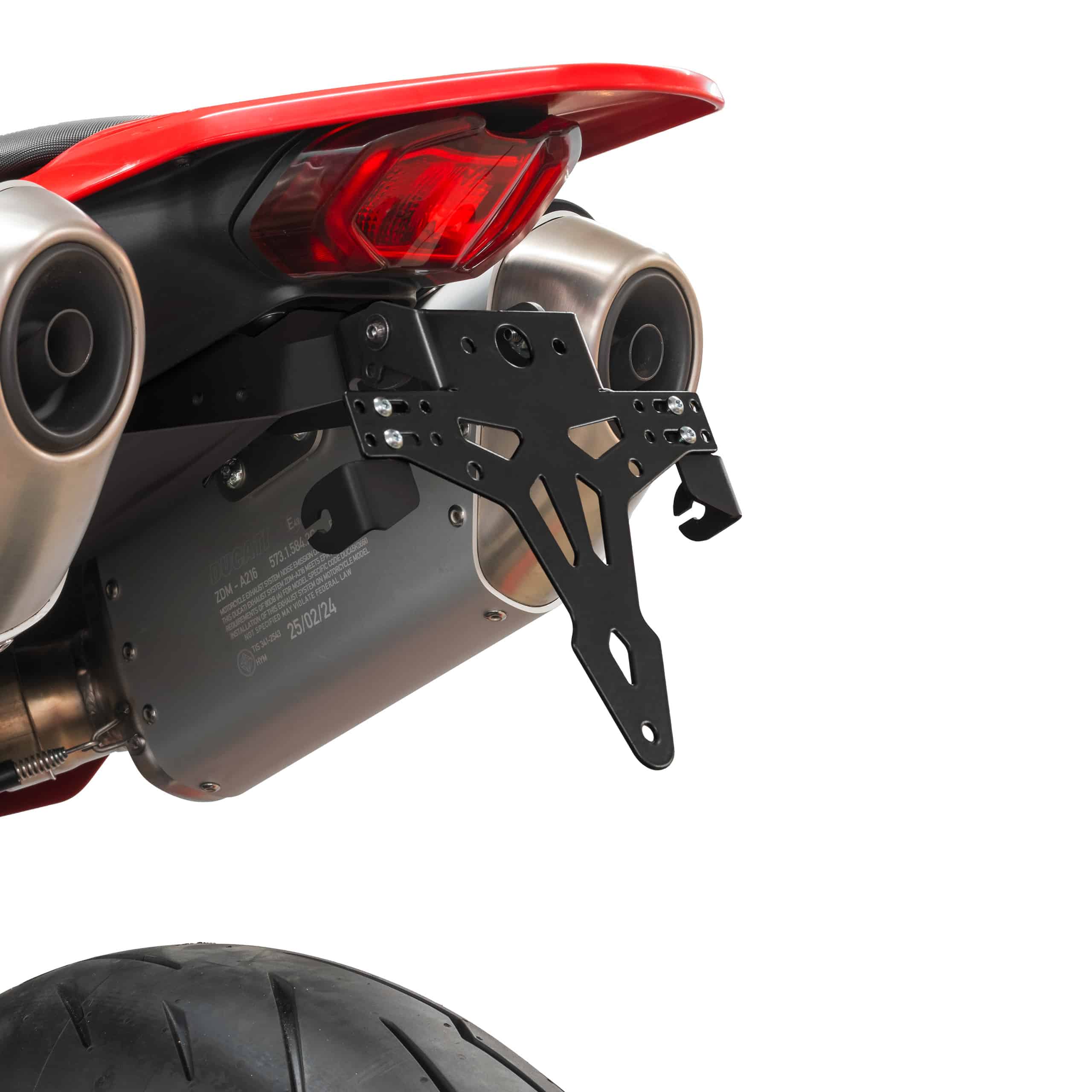 Hashiru Kennzeichenhalter für Ducati Hypermotard 698 Mono - Motorradteile & Ersatzteile - Anbauteile