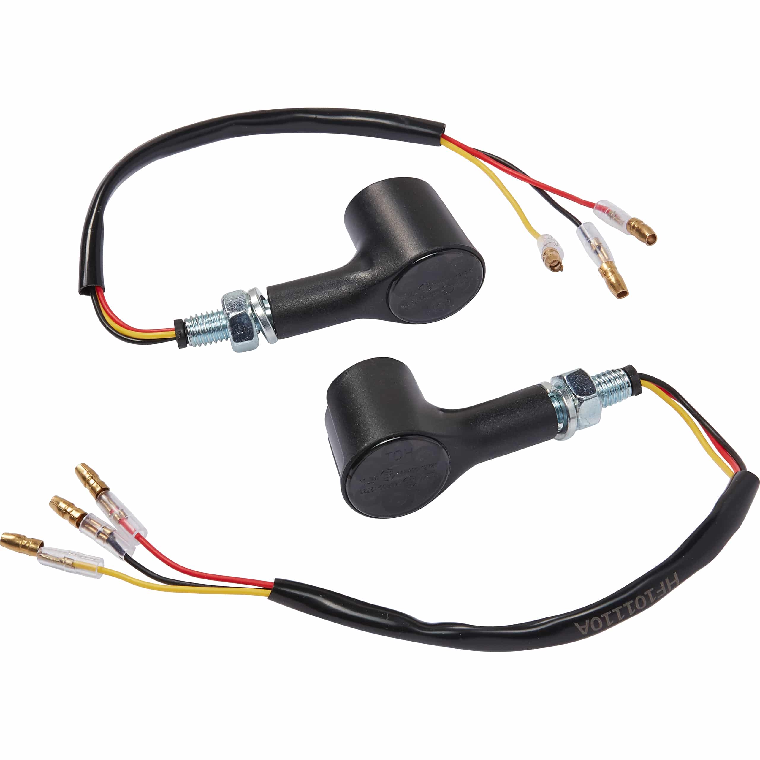 Hashiru LED Blinker-/Positionslichtpaar ST43 M8 Ø25mm 12V schwarz - Motorradteile & Ersatzteile - Beleuchtung