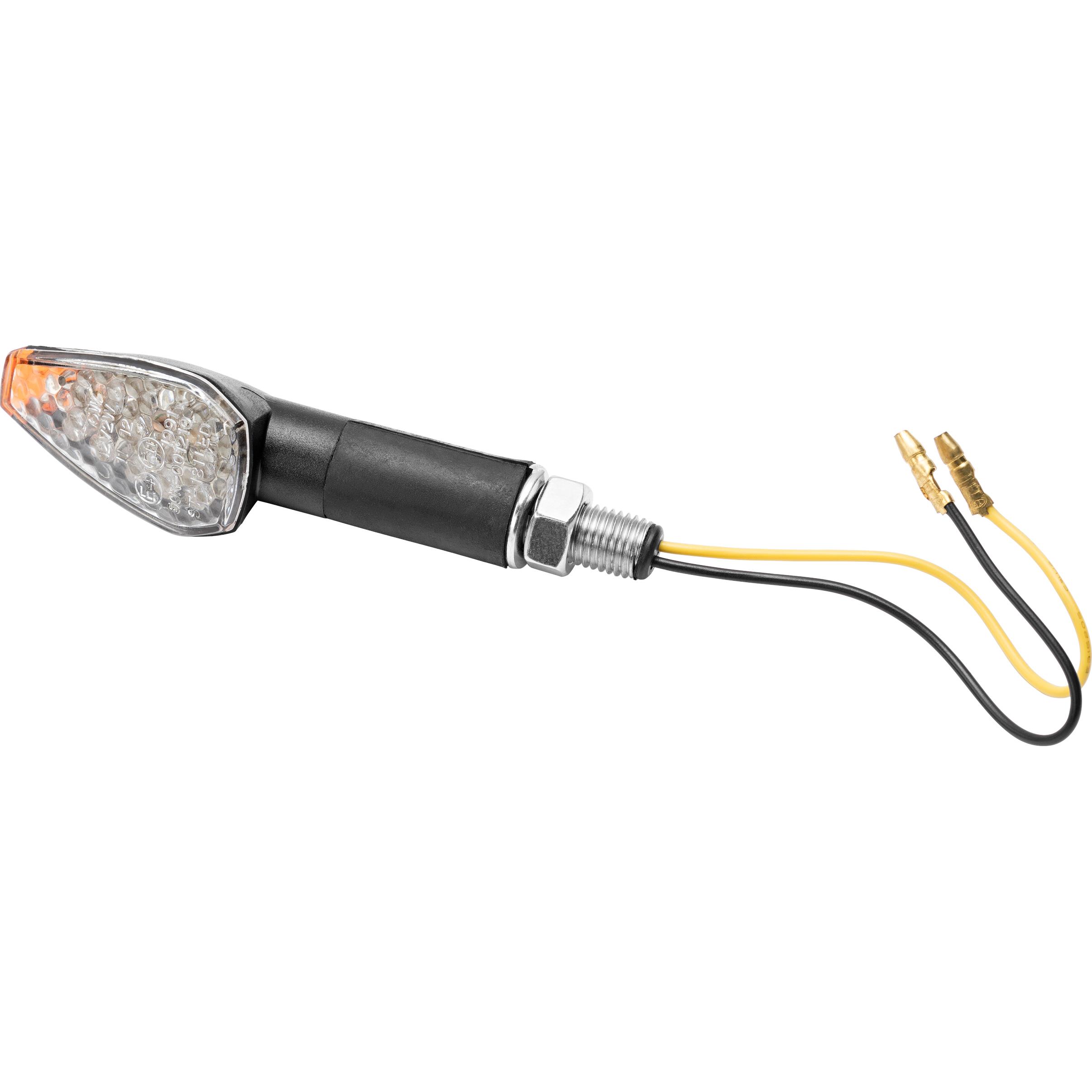 Hashiru LED Blinker Speed II M10 lang schwarz - Motorradteile & Ersatzteile - Beleuchtung