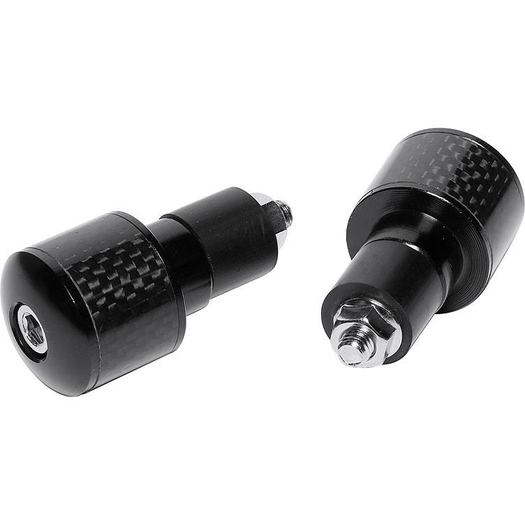 Hashiru Lenkerendenpaar Alu/Carbon ST04 für 18mm schwarz - Motorradteile & Ersatzteile - Lenker