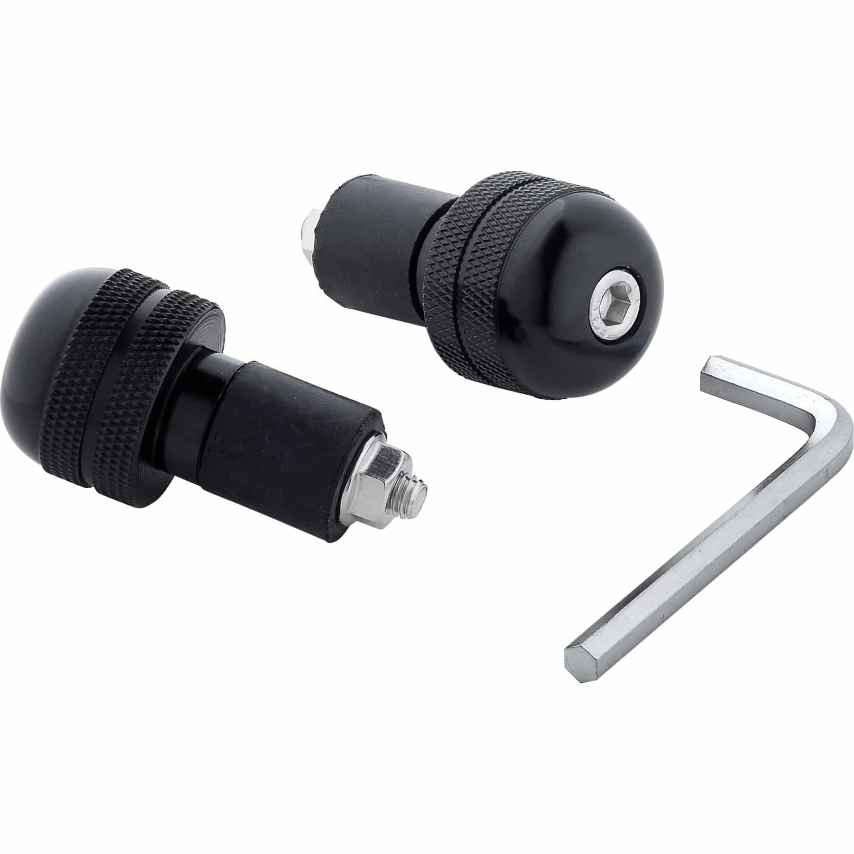 Hashiru Lenkerendenpaar ST01 für 18mm schwarz - Motorradteile & Ersatzteile - Lenker
