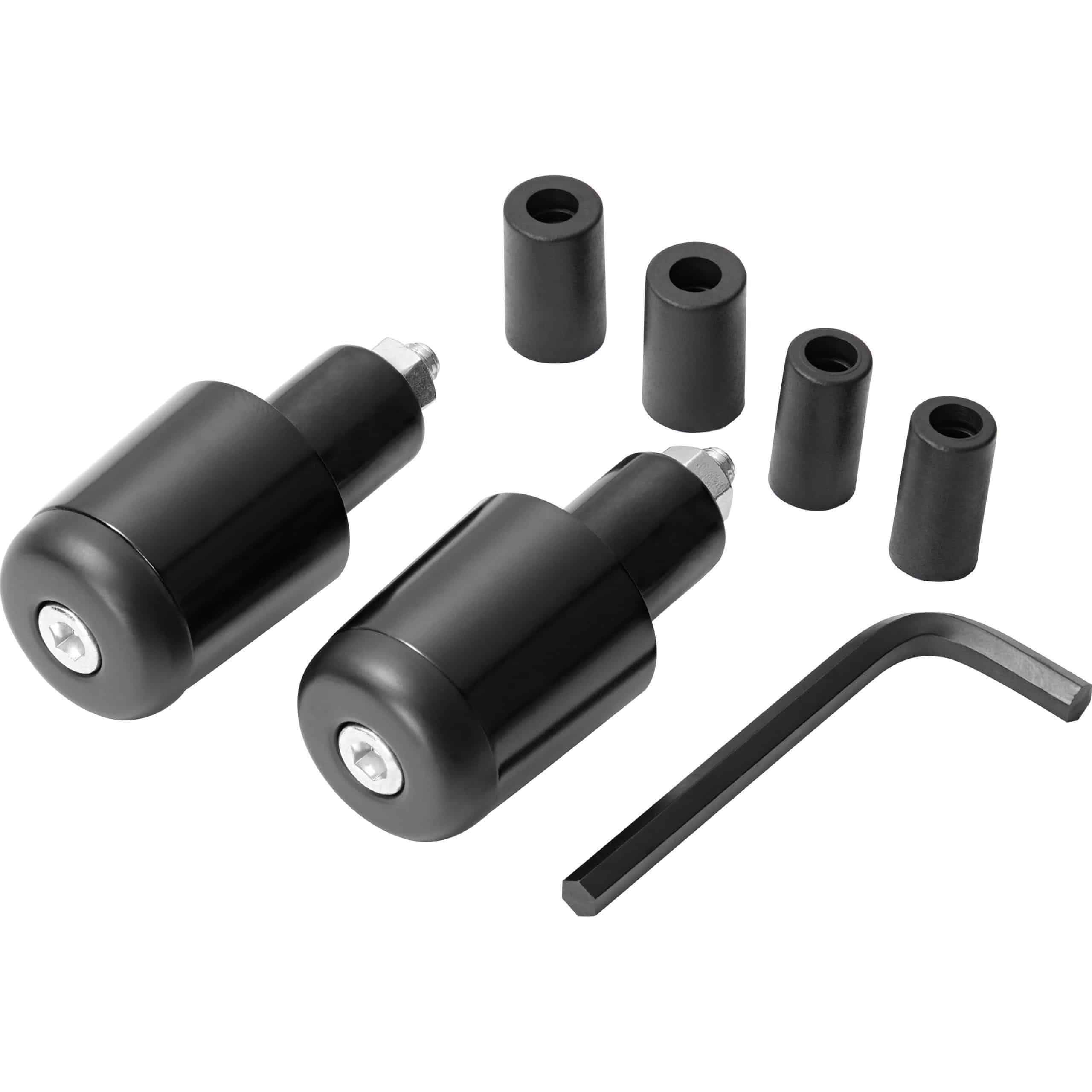 Hashiru Lenkergewichte Alu ST07 für 12/14/18mm schwarz - Motorradteile & Ersatzteile - Lenker