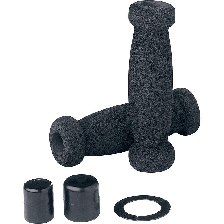 Hashiru Schaumgriffgummipaar ST09 für 22mm schwarz - Motorradteile & Ersatzteile - Lenker