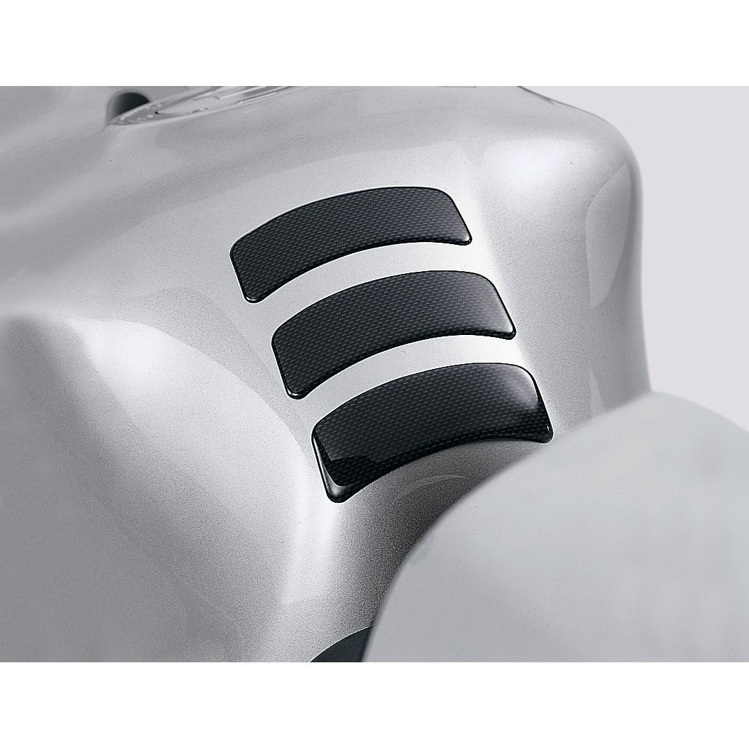 Hashiru Tankpad 3-teilig carbonlook 116x148x40mm - Motorradteile & Ersatzteile - Verkleidungen & Abdeckungen