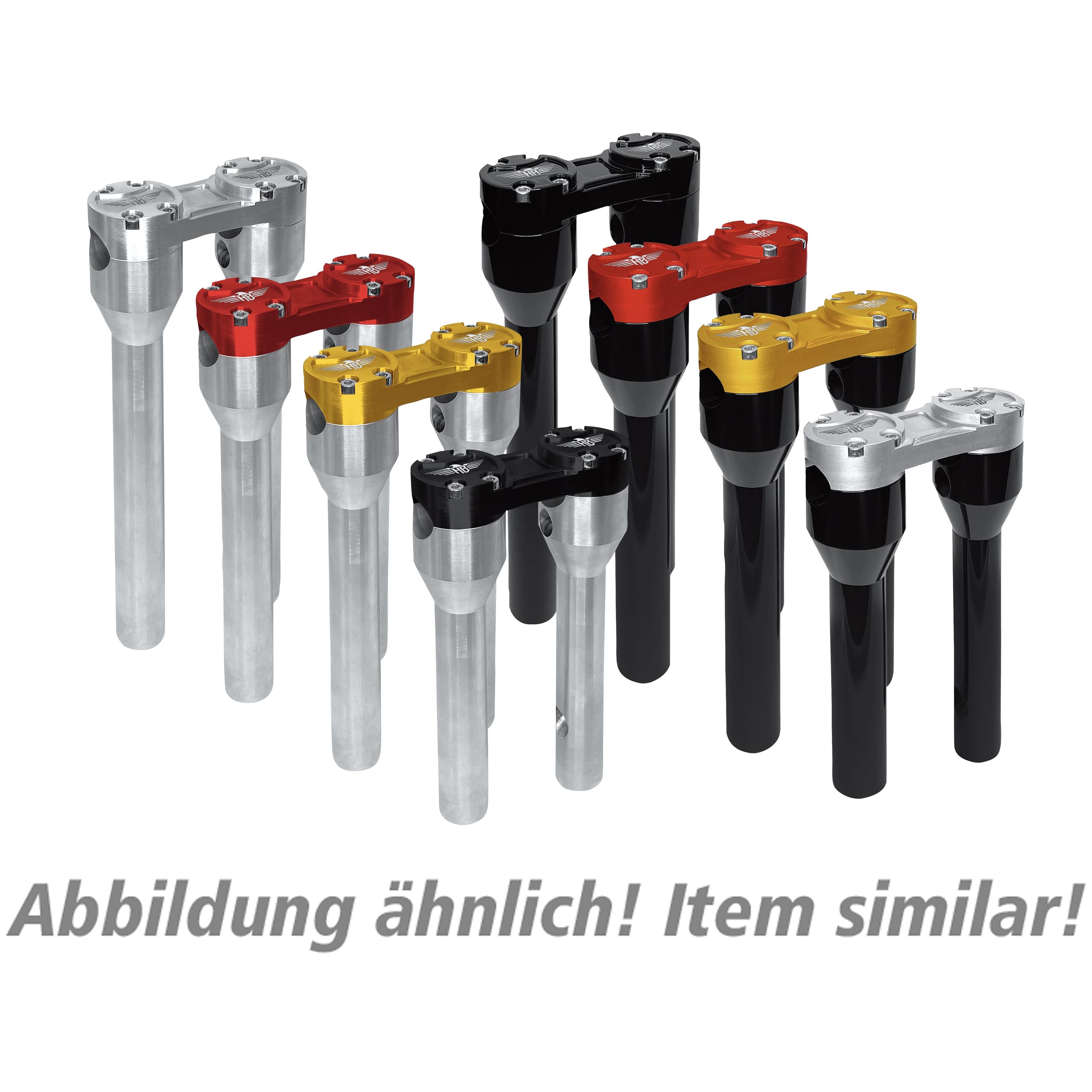 HeinzBikes Clubstyle Straight Risers für 25