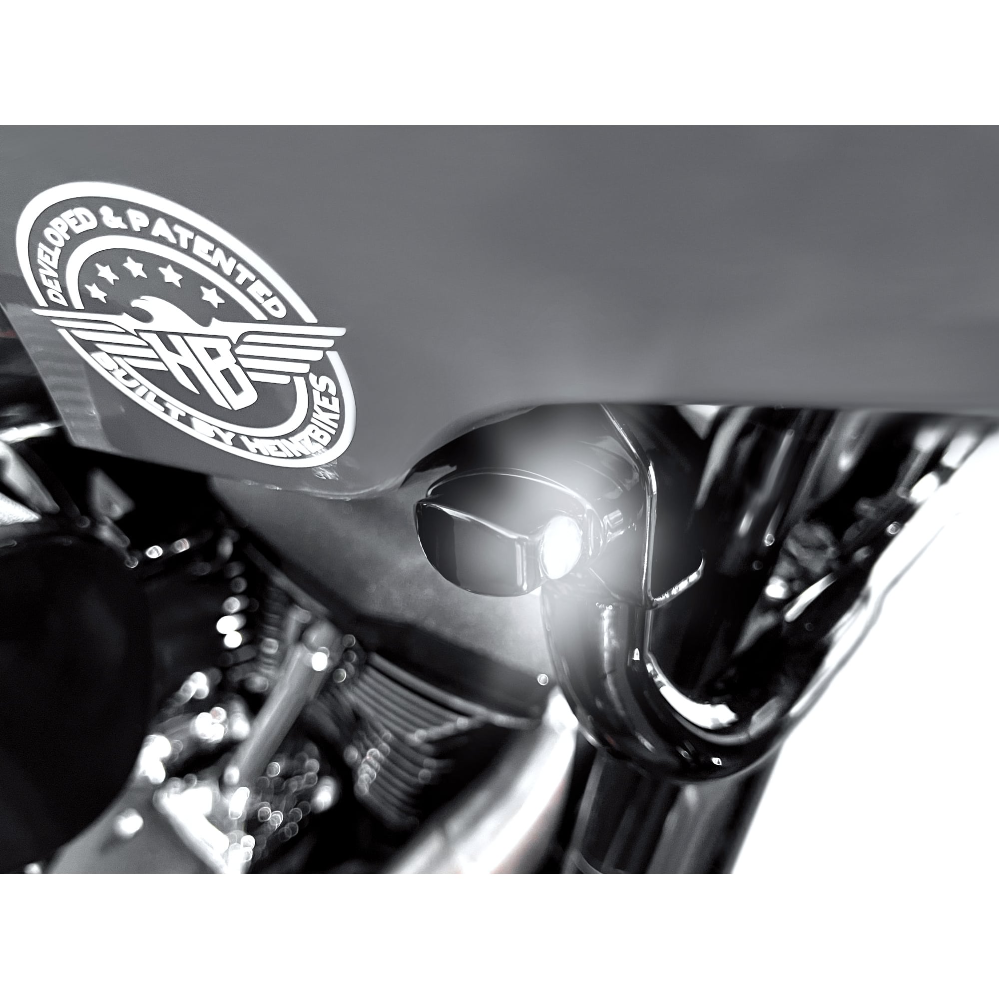 HeinzBikes LED Alu Blinker-/Positionslichtpaar Nano ST schwarz - Motorradteile & Ersatzteile - Beleuchtung