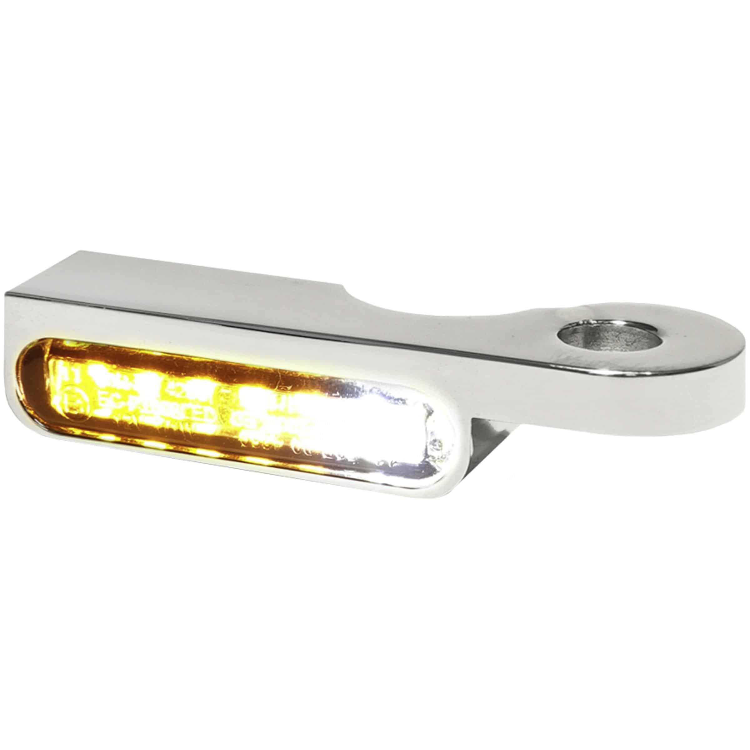 HeinzBikes LED Alu Blinker/Positionspaar für Softail 1996-2014 chrom - Motorradteile & Ersatzteile - Beleuchtung