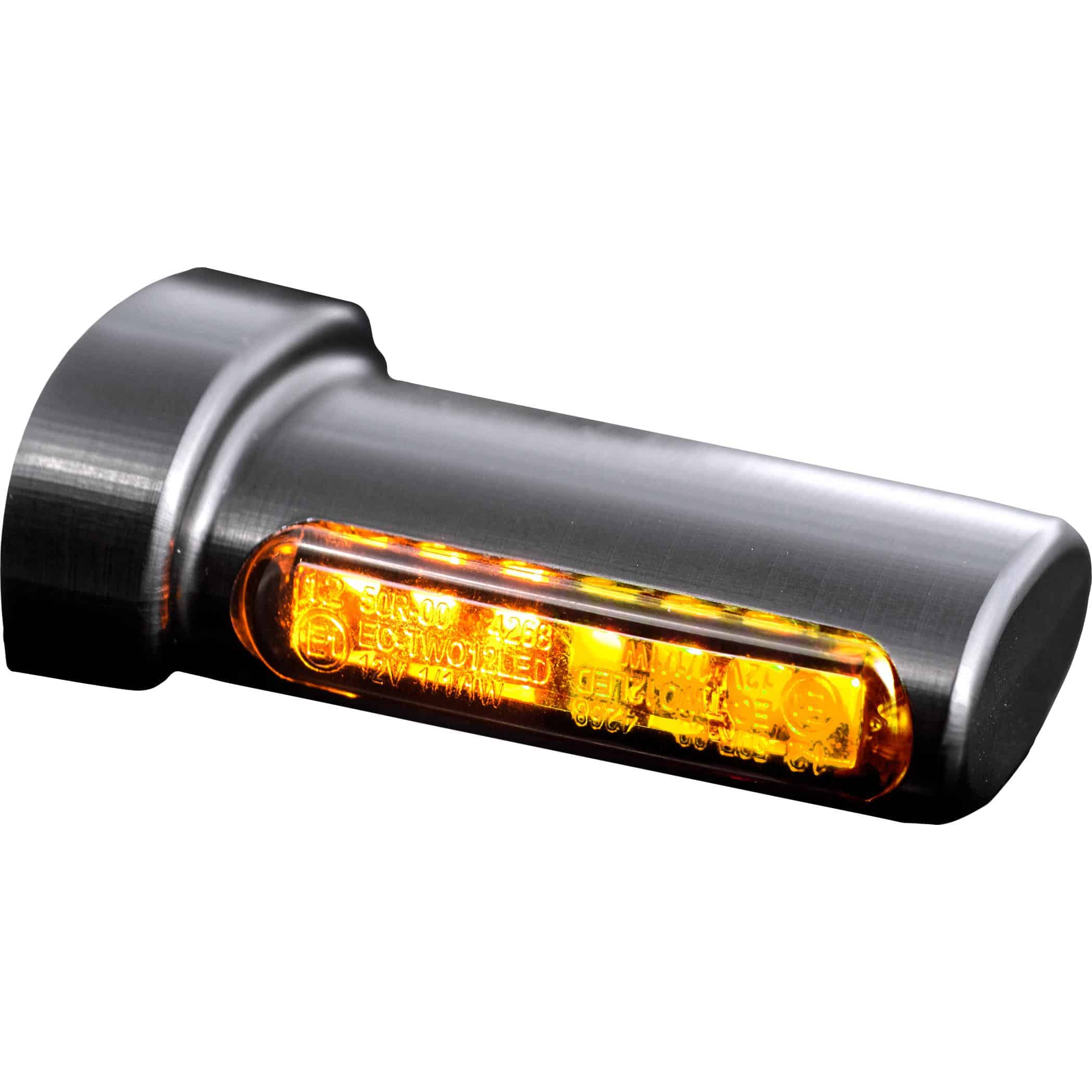 HeinzBikes LED Alu Blinkerpaar Winglets für Harley hinten schwarz - Motorradteile & Ersatzteile - Beleuchtung