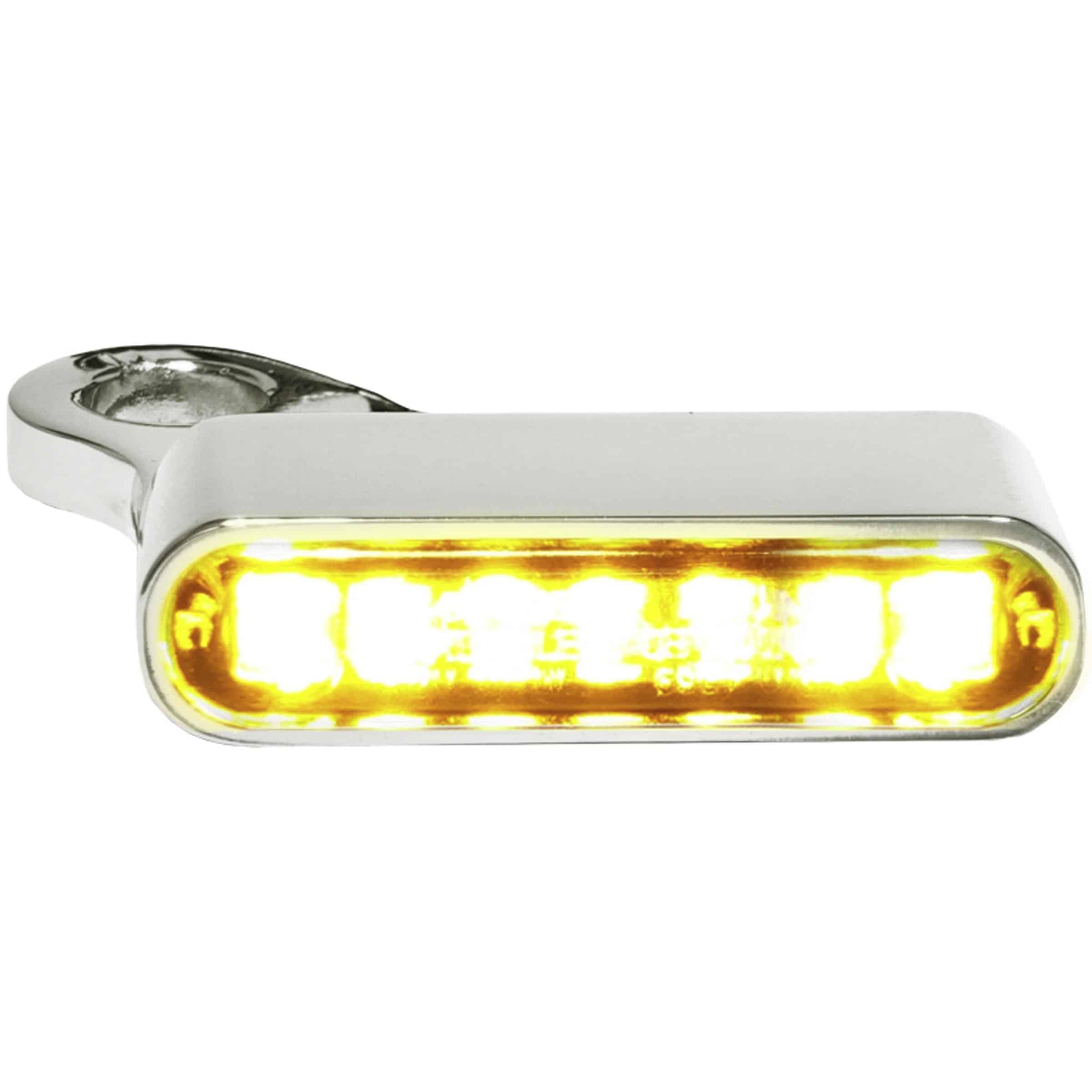 HeinzBikes LED Alu Blinkerpaar vorne für Harley Sportster 2014- chrom - Motorradteile & Ersatzteile - Beleuchtung