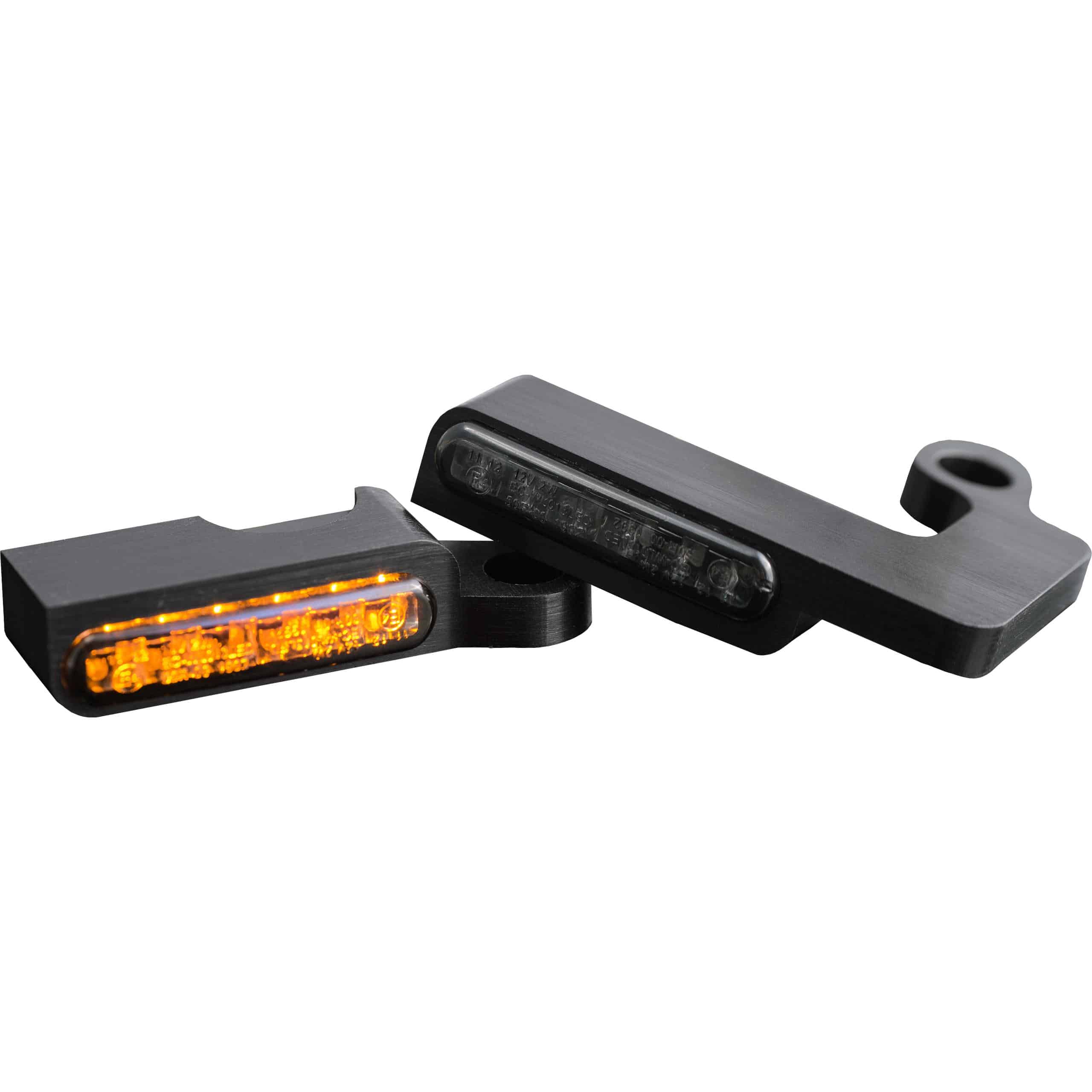 HeinzBikes LED Alu Blinkerpaar vorne für Sportster 1996-2013 schwarz - Motorradteile & Ersatzteile - Beleuchtung