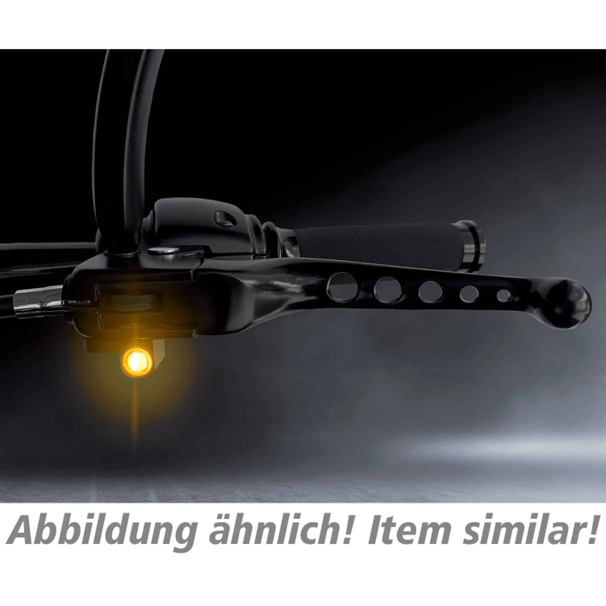 HeinzBikes LED Armaturenblinkerpaar Nano für Breakout hydr. chrom - Motorradteile & Ersatzteile - Beleuchtung