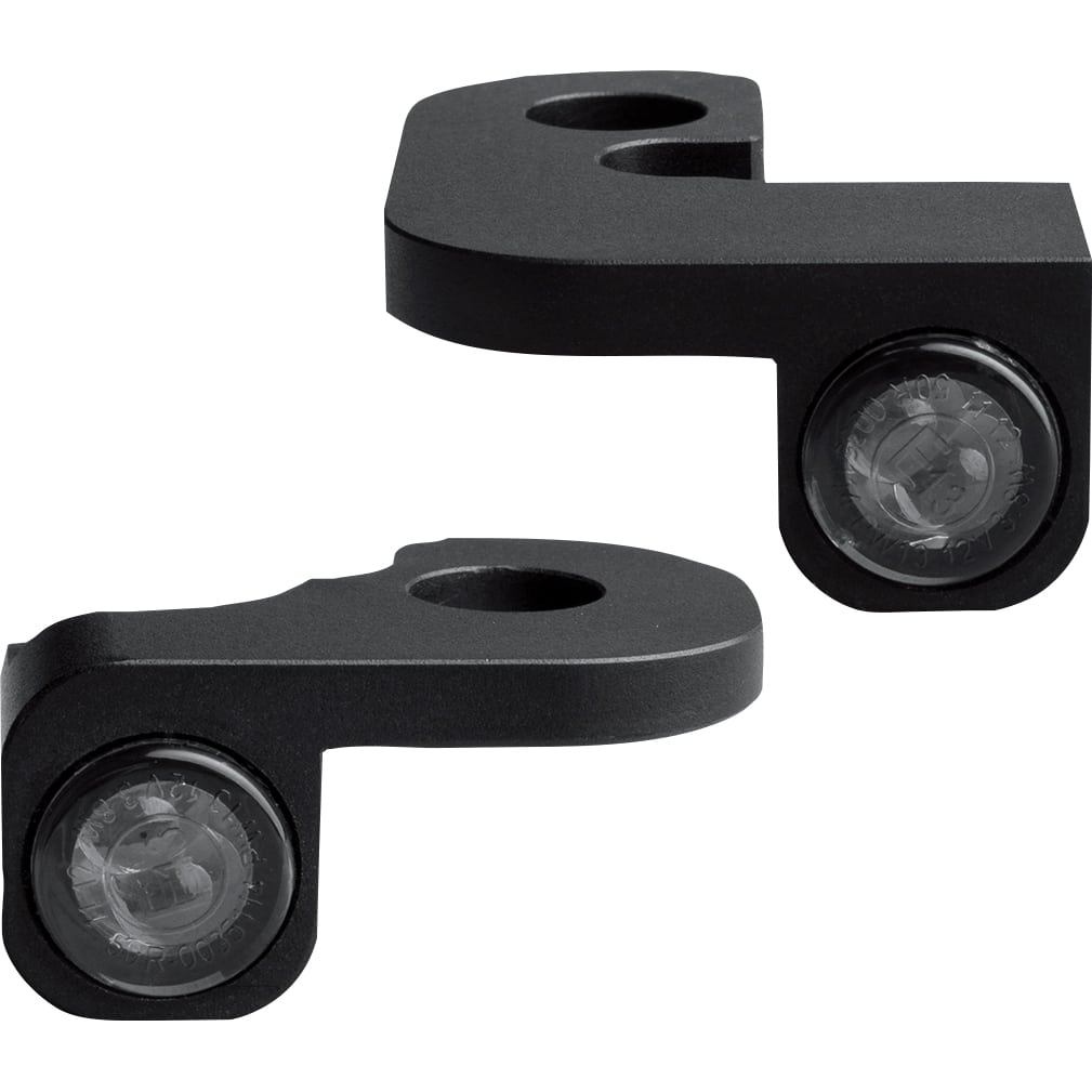 HeinzBikes LED Armaturenblinkerpaar Nano für Dyna 1990-2017 schwarz - Motorradteile & Ersatzteile - Beleuchtung