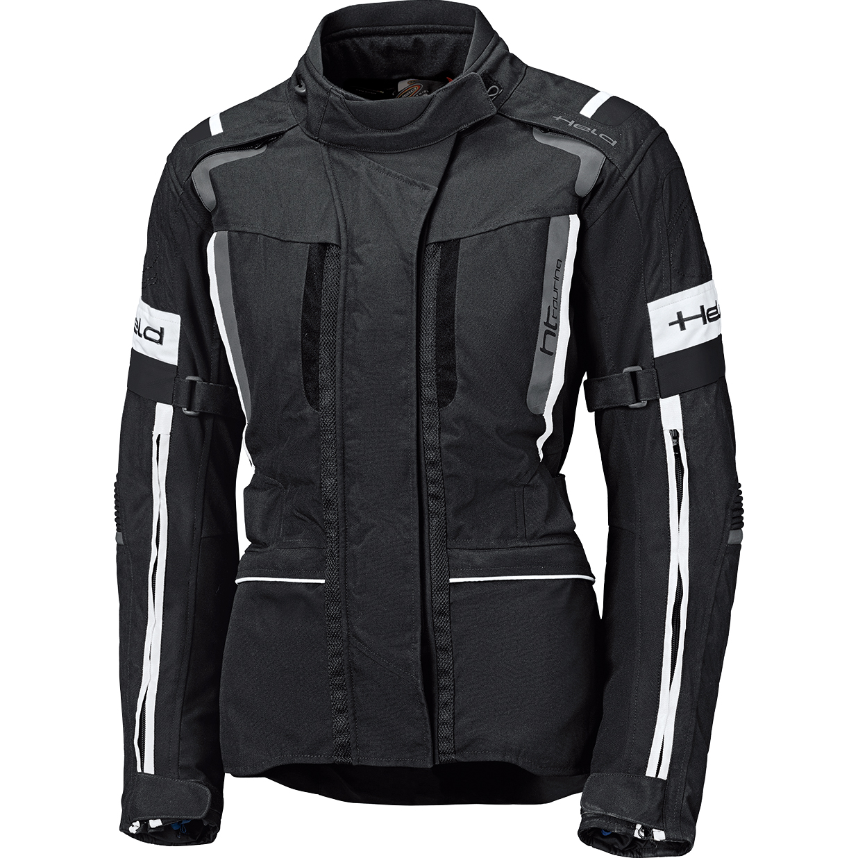 Held 4-Touring II Damen Textiljacke schwarz/weiß 4XL - Motorradbekleidung - Motorradjacken