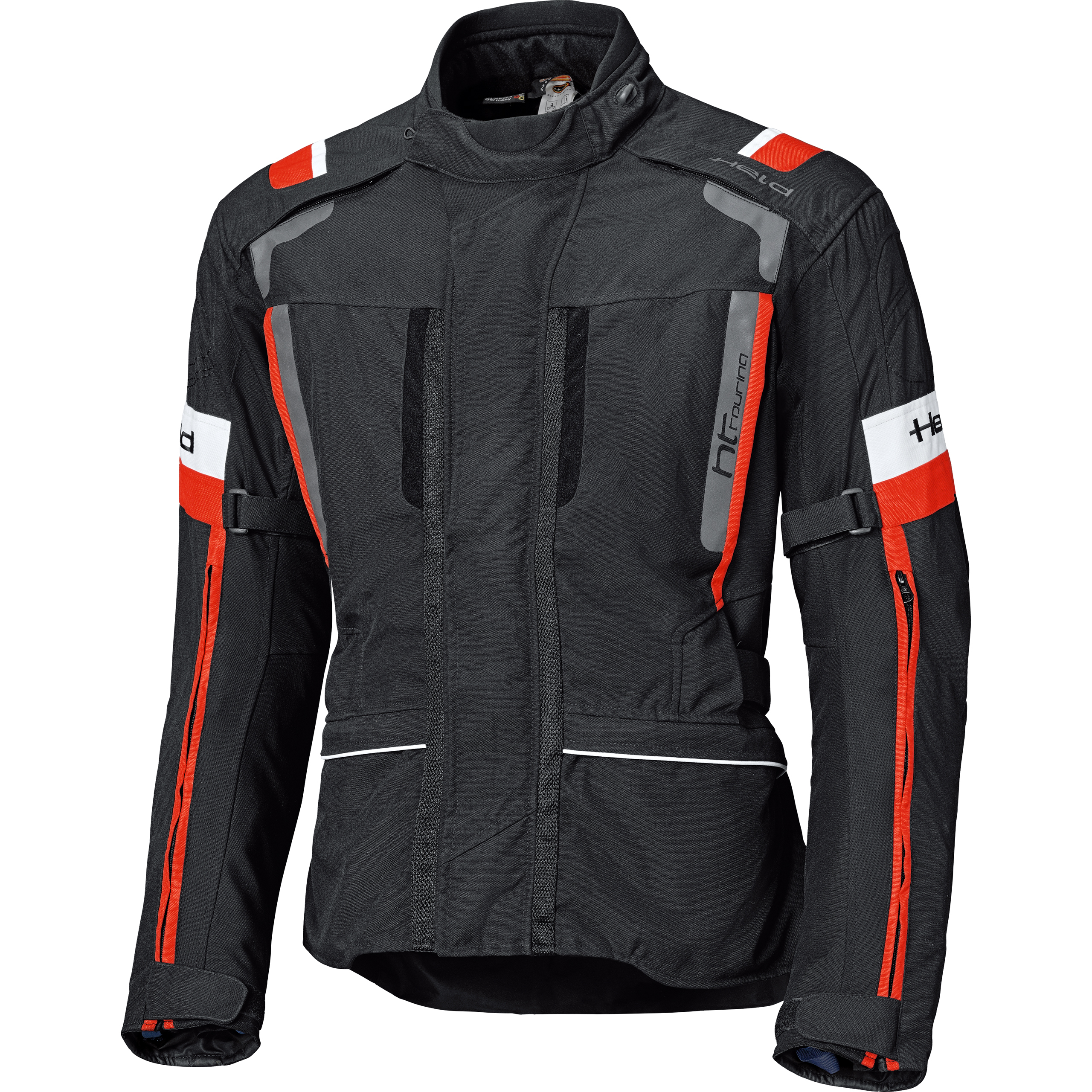 Held 4-Touring II Textiljacke schwarz/rot M - Motorradbekleidung - Motorradjacken