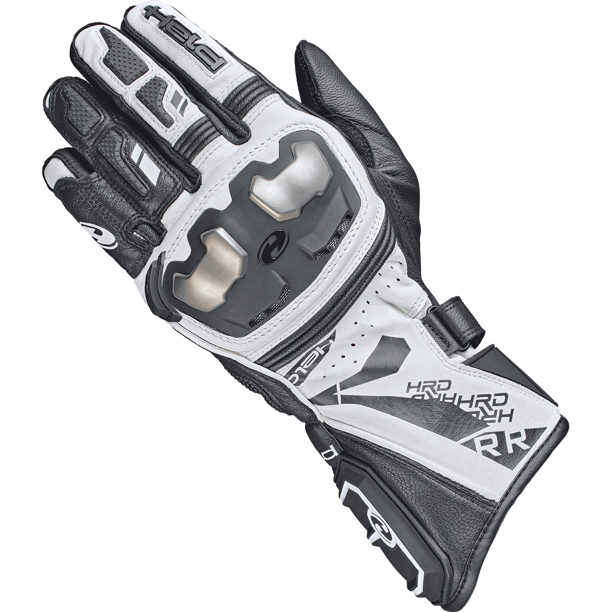 Held Akira RR Lederhandschuh lang weiß (kurze Finger) 7 - Motorradbekleidung - Sport Motorradbekleidung